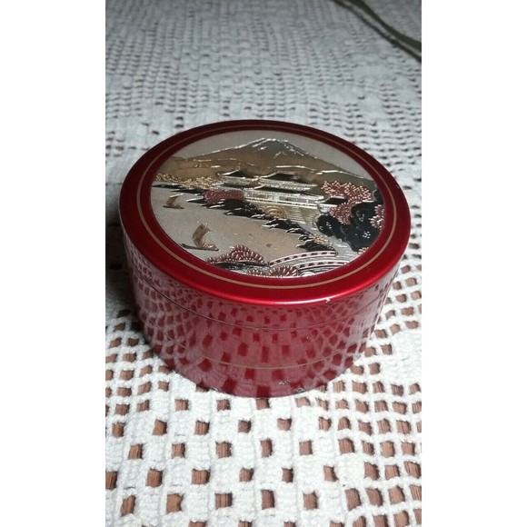 Dining Japanese Lacquerware Coasters Box Set Of 6 Red Black Gold